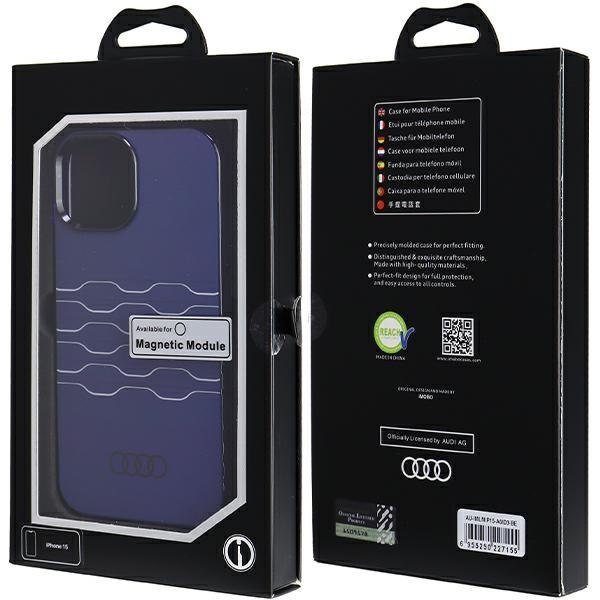 Audi IML MagSafe Case iPhone 15 / 14 / 13 6.1" niebieski/navy blue